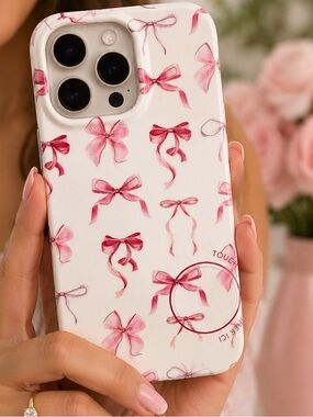 Pink Bow iPhone 16 Pro Max Phone Case - Isla Rae Btand New In Box